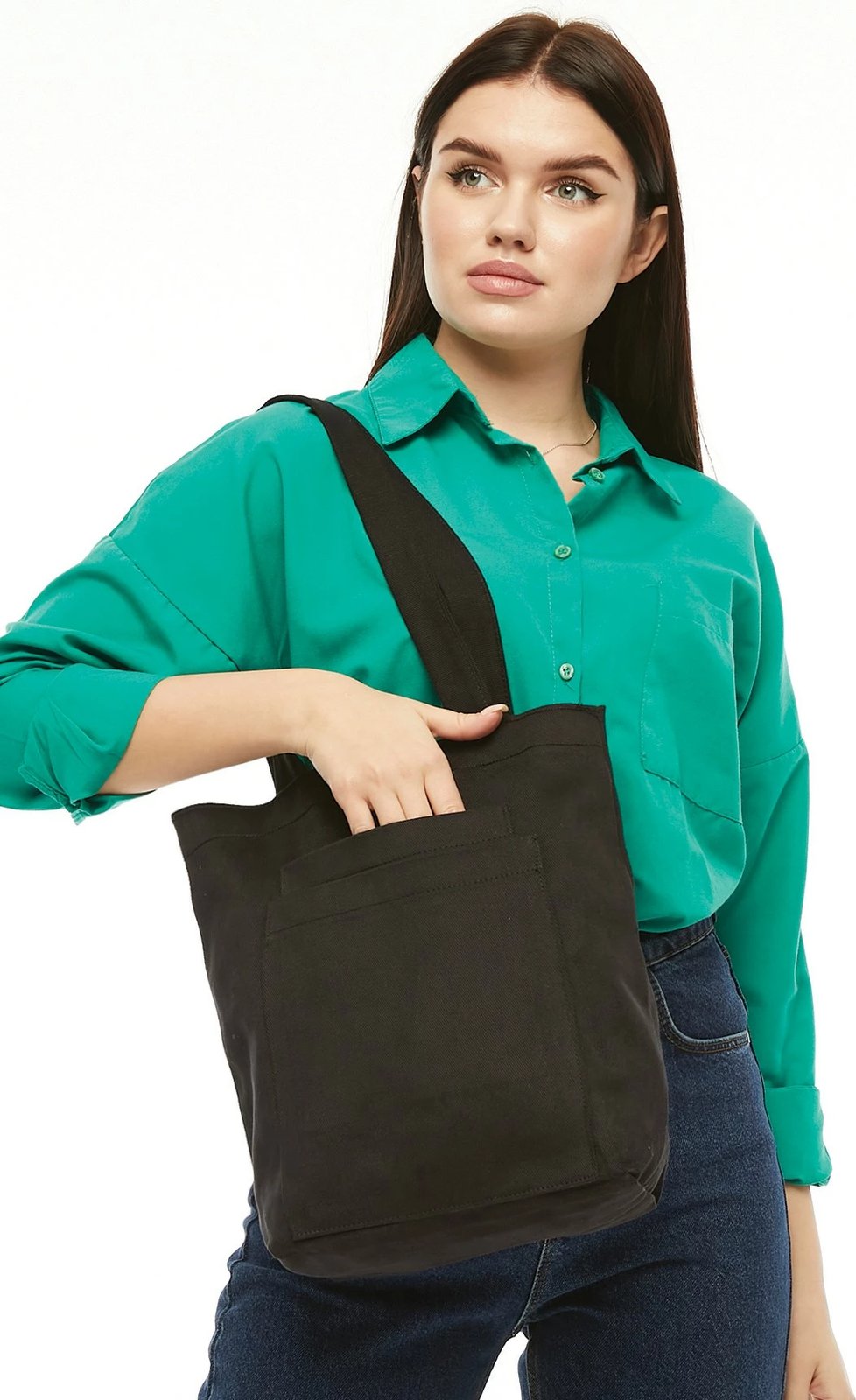 Çantë tote, ngjyrë e zezë, Zoozie Bags, 2116