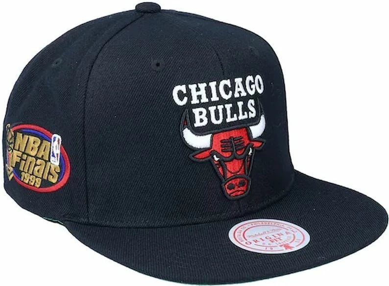 Kapelë Mitchell & Ness Chicago Bulls, unisex, e zezë