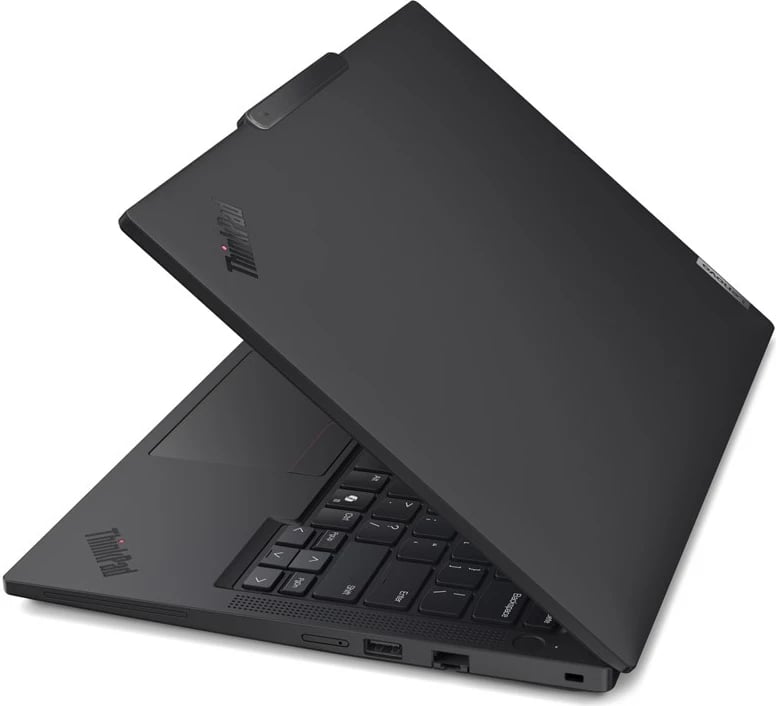 Laptop Lenovo ThinkPad T14 Gen 5, 14", Intel Core Ultra 7 155U, 16 GB RAM, 512 GB SSD, Windows 11 Pro, Zi