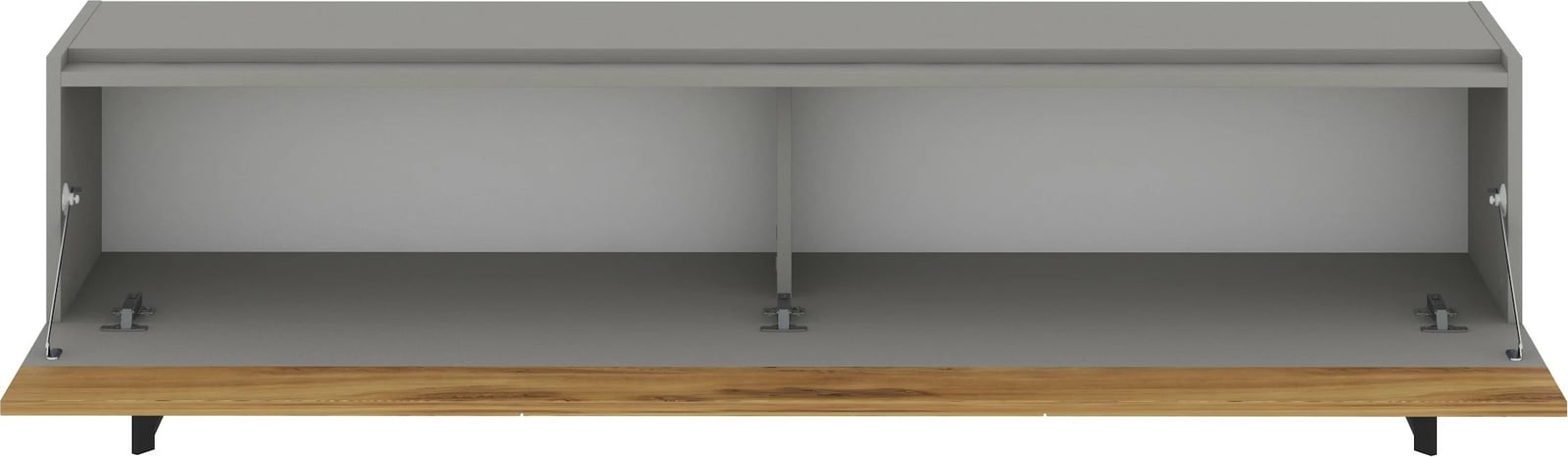 Komodë TV Skye Decor, ngjyrë gri, lis