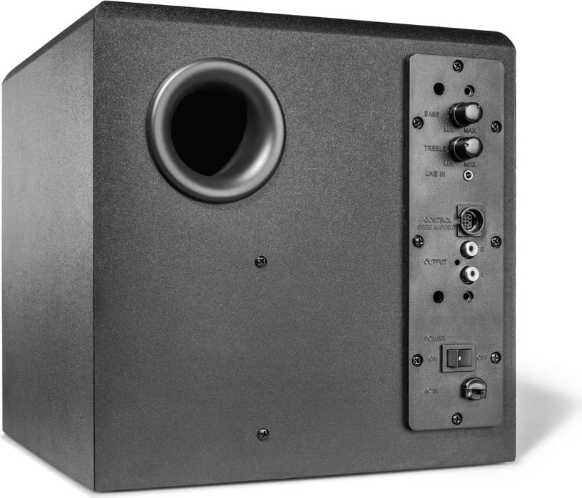Sistem zëri 2.1 Wavemaster MOODY BT, 65W, Bluetooth, gri, dru