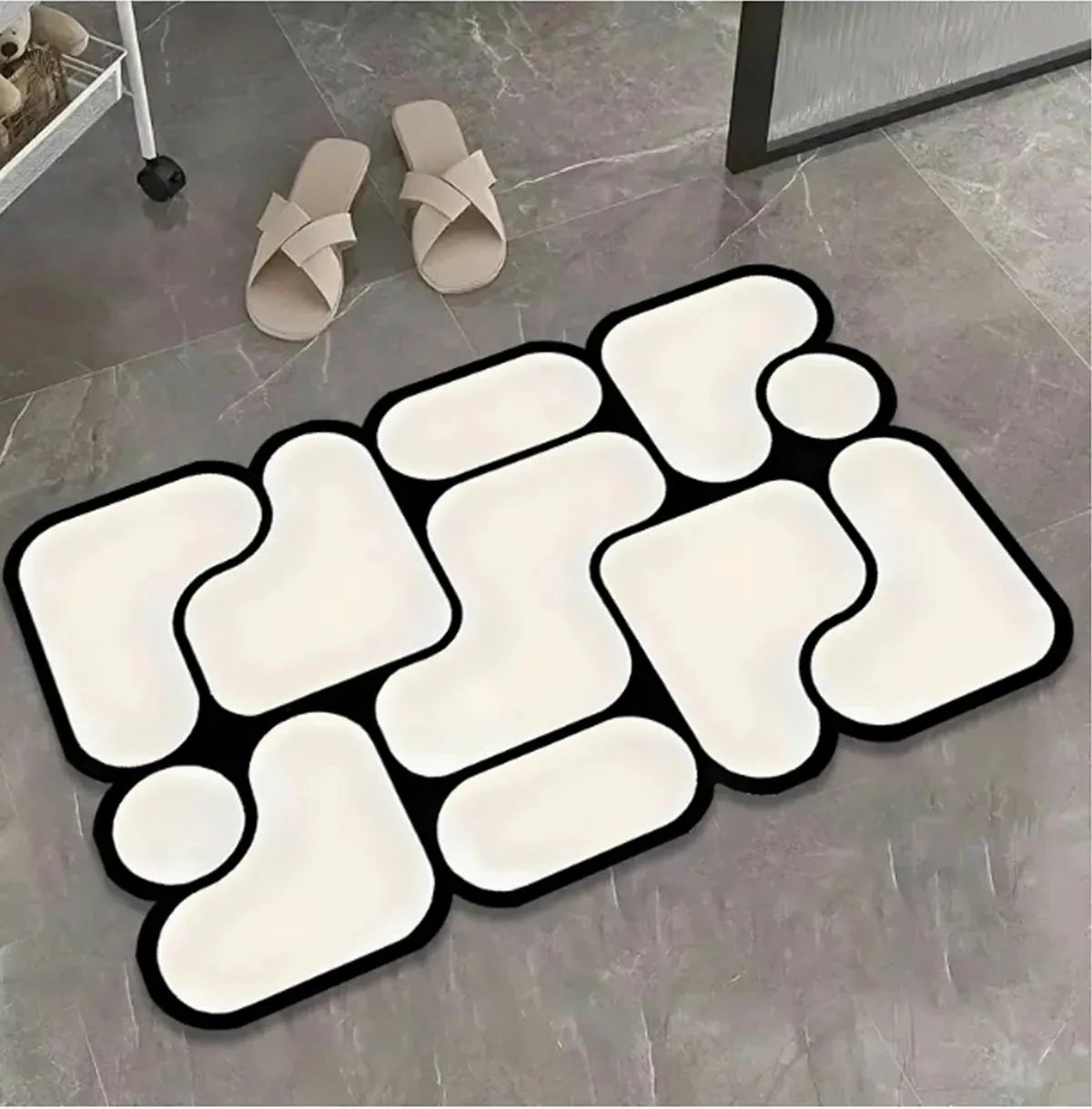 Tapet për banjo Mijolnir, shumëngjyrësh, 60x100cm