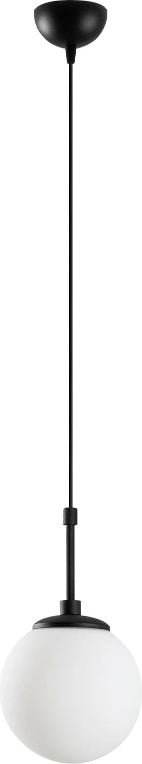 Llambë tavani Opviq, Orbital, trup metalik, e zezë, 15-14001