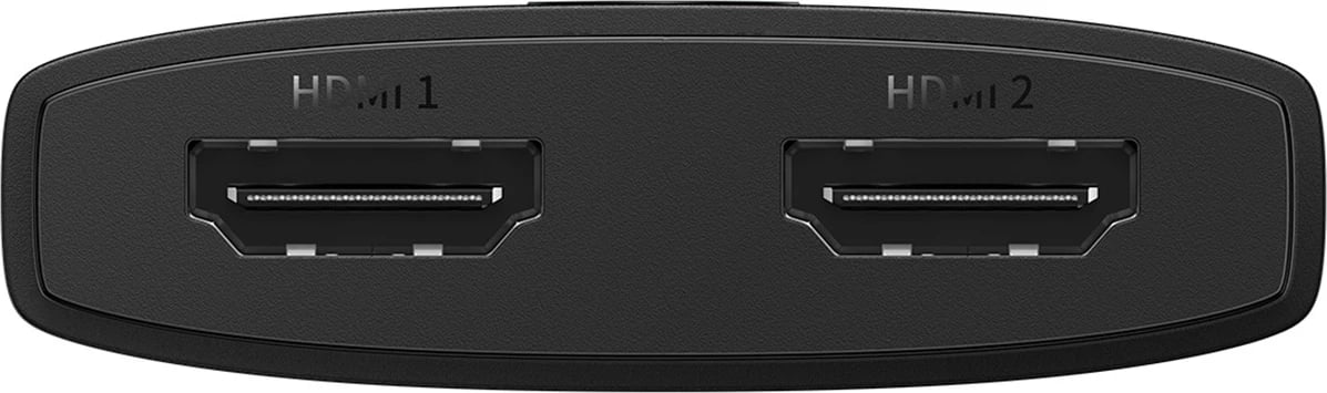 Adapter HDMI 2-në-1 Baseus AirJoy, 4K 60Hz, me kabllo 1m, i zi