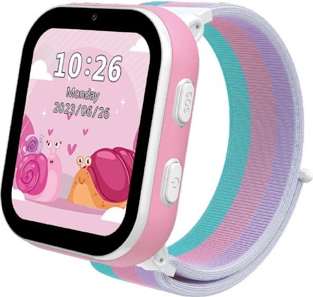 Smartwatch Kiano Watch Joy Unicorn, 16 RAM, 4G, IP67, pink