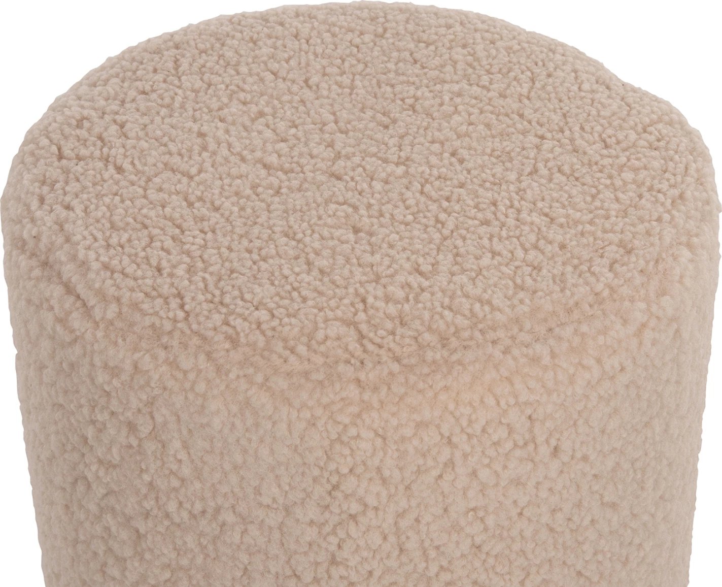 Karrige për bar LEVY FH8408.20, pëlhurë boucle, ngjyrë krem-ari, Φ35x42H cm