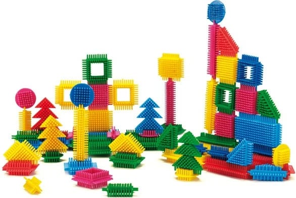 Set blloqe ndërtimi Wader Hedgehog Blocks 50 copë, shumëngjyrëshe