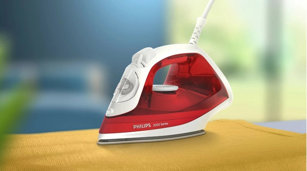 Hekur Philips Series 2000 DST2010/40, 2000W, 250 ml, Kuq/Bardhë