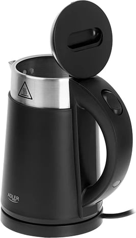 Zierëse uji elektrike, Adler AD 1372, 0.6L 800W, e zezë