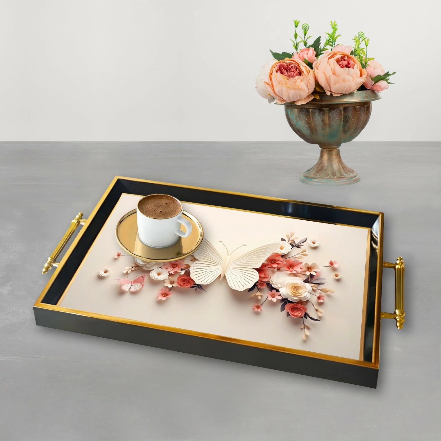 Tabaka dekorative prej qelqi, dizajn Aberto, TPA9900, shumëngjyrëshe