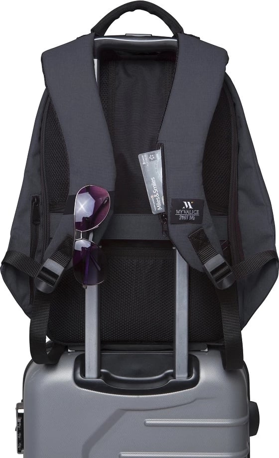 Çantë shpine për laptop, ngjyrë fume, Zoozie Bags, 2709 Çantë shpine për laptop, ngjyrë fume, Zoozie Bags, 2709