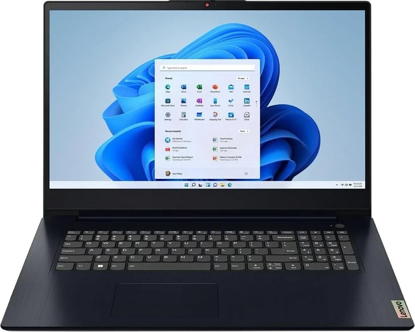 Laptop Lenovo IdeaPad 3, 17.3", Intel Core i5-1235U, 8 GB RAM, 512 GB SSD, Kaltër