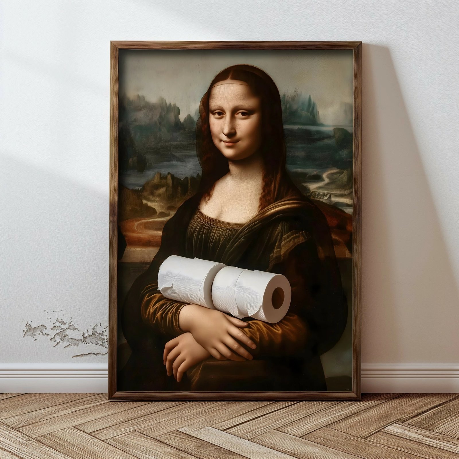 Pikturë dekorative me kornizë MDF, shumëngjyrëshe, Wallity GE159-L