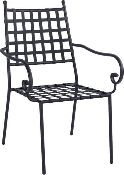 Karrige metalike FH5171.11 ngjyrë e zezë 57x60x92 cm