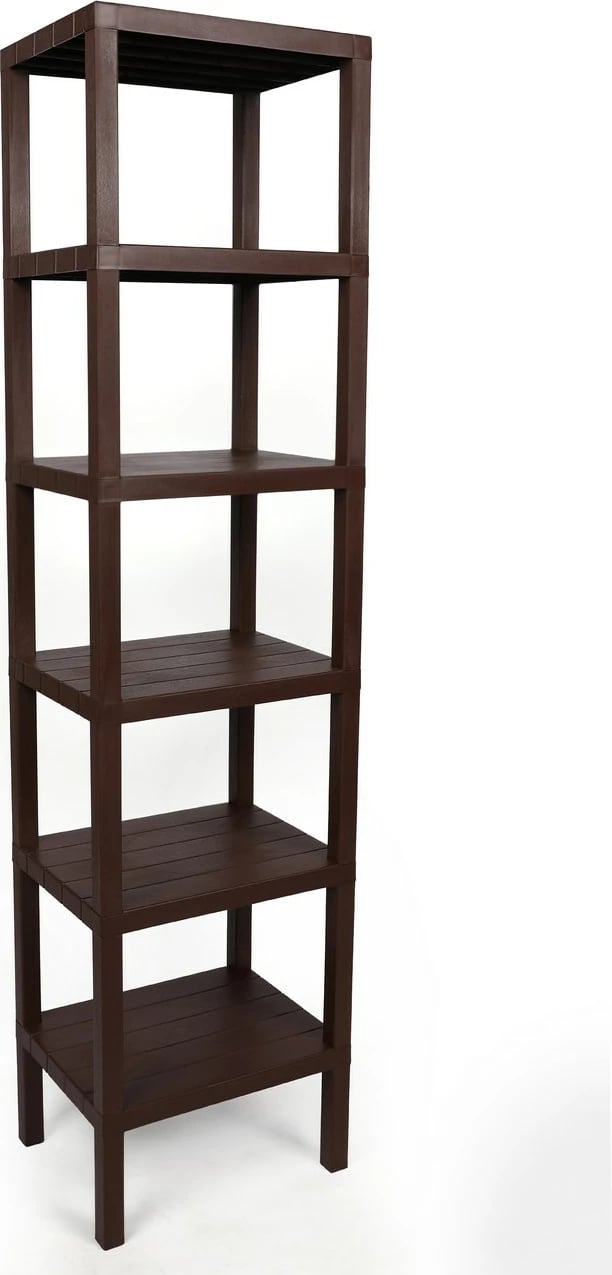 Raft plastik shumëpërdorimësh, ngjyrë kafe, Evila Originals, OMS-6666-K