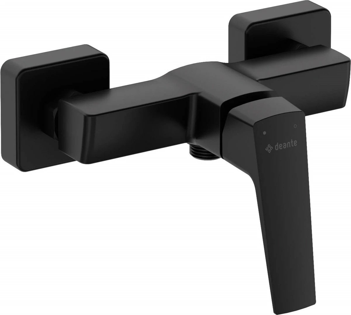 Mikser dushi i montuar në mur Deante BQL_N40M, i zi