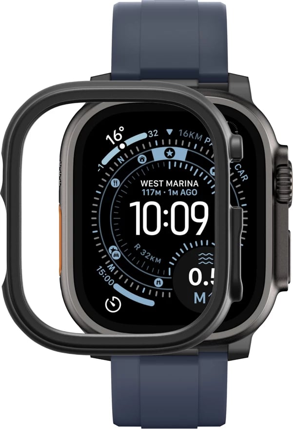 Mbështjellës mbrojtës për Smartwatch, AmazingThing, Minimal Case, për Apple Watch Ultra 3 49 mm, i zi