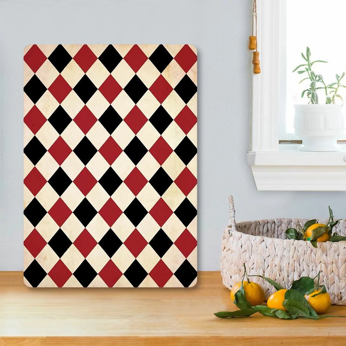 Dërrasë prerëse Hermia, xham i temperuar, shumëngjyrëshe, 30x40cm, Ckt47 - 3040