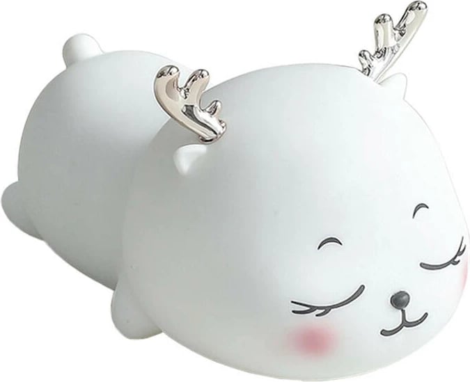 Llambë nate për fëmijë SuperFire L07 Little Elk, shumëngjyrëshe, me timer, e bardhë