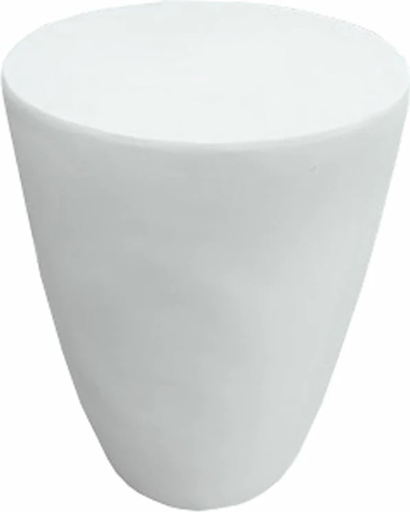 Tavolinë anësore Lithos, ngjyrë e bardhë, 36x36x46.5cm