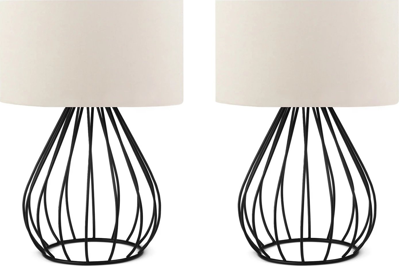 Set llamba tavoline (2 copë), Opviq, AYD-2518, ngjyrë krem