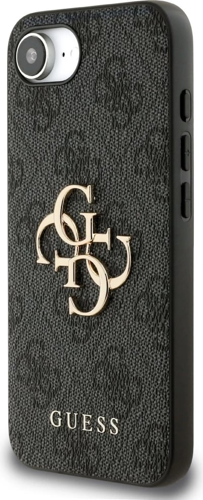 Mbështjellës Guess 4G Big Logo për iPhone 16e, i zi Mbështjellës Guess 4G Big Logo për iPhone 16e, i zi