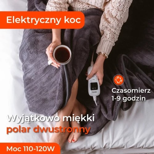 Batanije elektrike me ngrohje, Camry CR 7418, 160x180 cm, timer 1-9h, 7 nivele, 110-120W