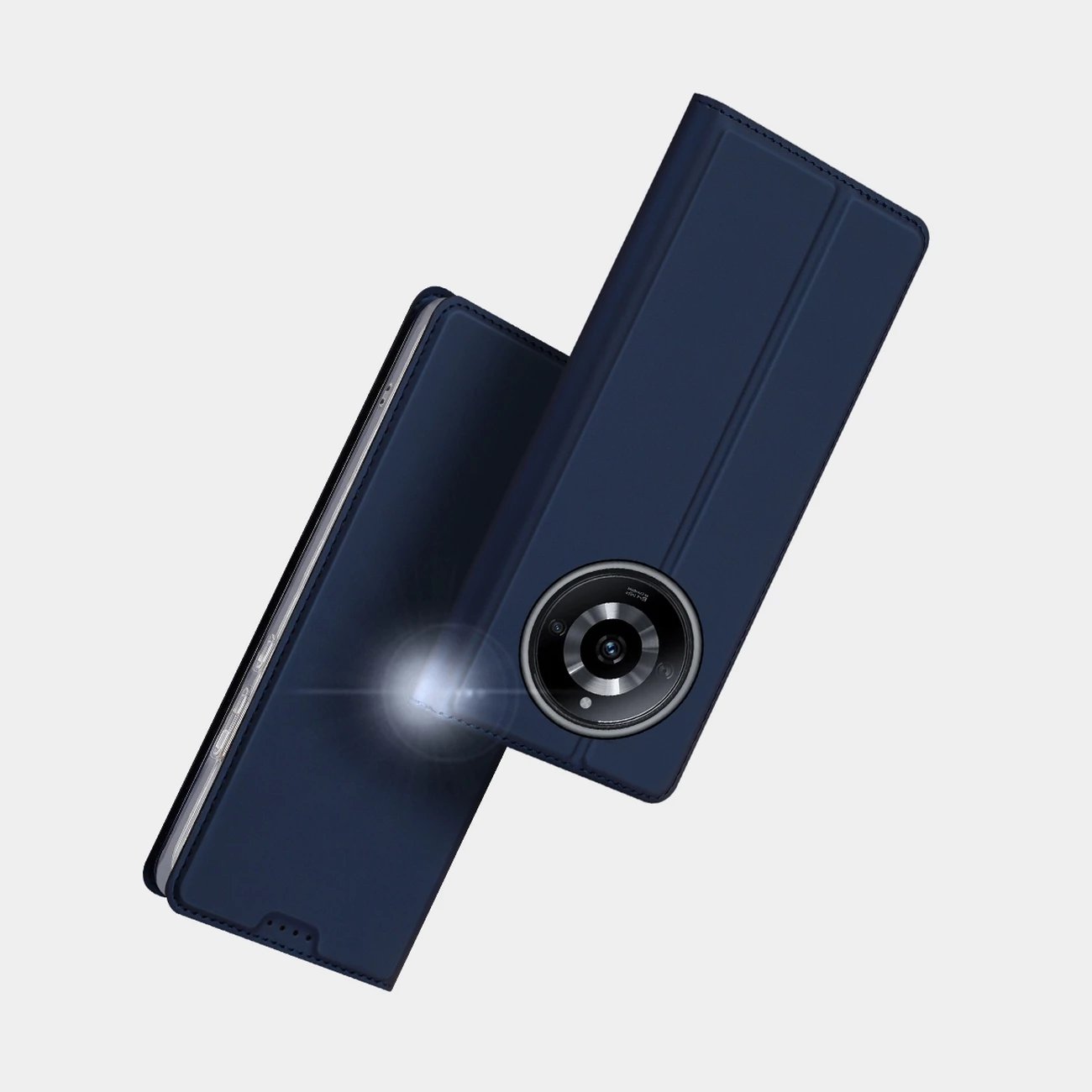 Mbështjellës Dux Ducis Skin Pro për Realme 11, me xhep kartelash dhe mbështetëse, i zi