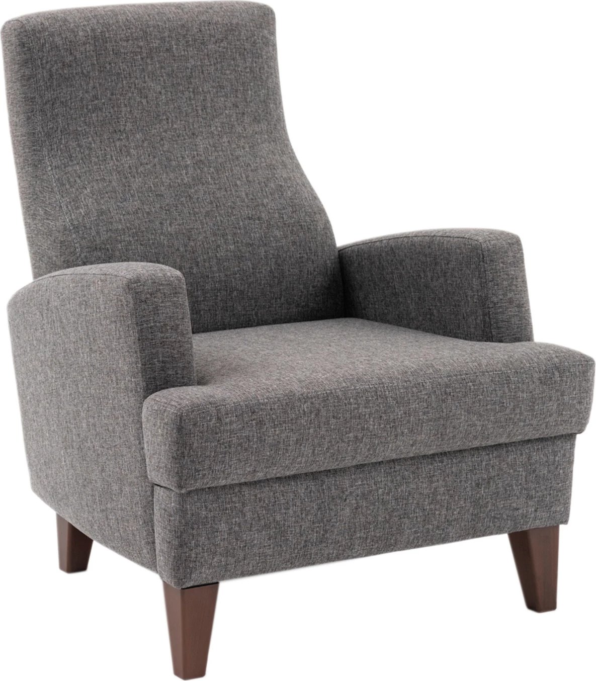Karrige bergere Wing, ngjyrë gri e errët, Atelier del Sofa