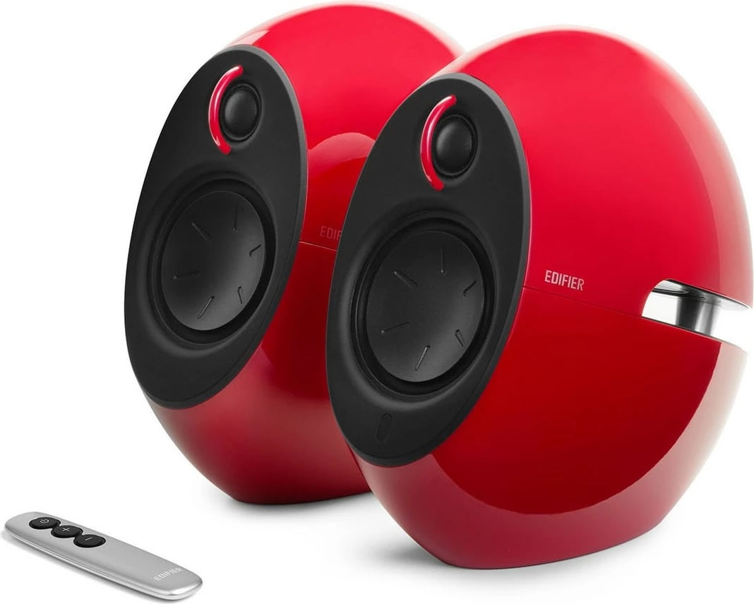 Sound system Edifier Luna HD 74W, Bluetooth & AUX, e kuqe