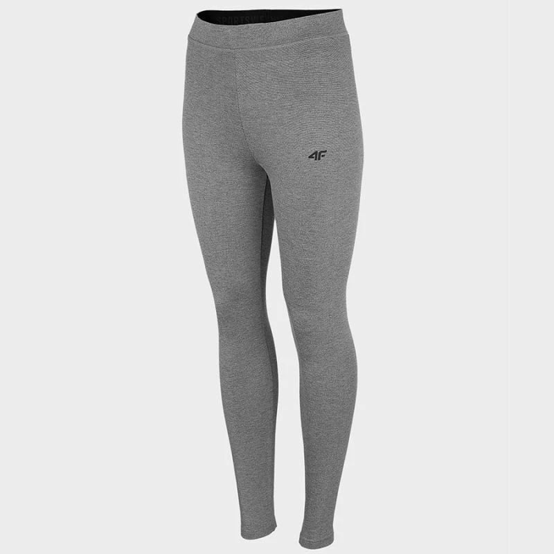 Leggings për femra 4F, të gjata në ngjyrë gri