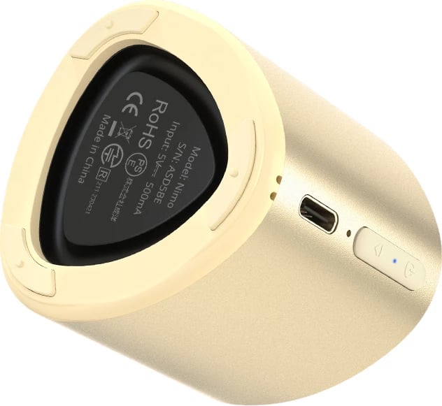 Altoparlant mini Tronsmart Nimo 5W, Bluetooth 5.3, Gold