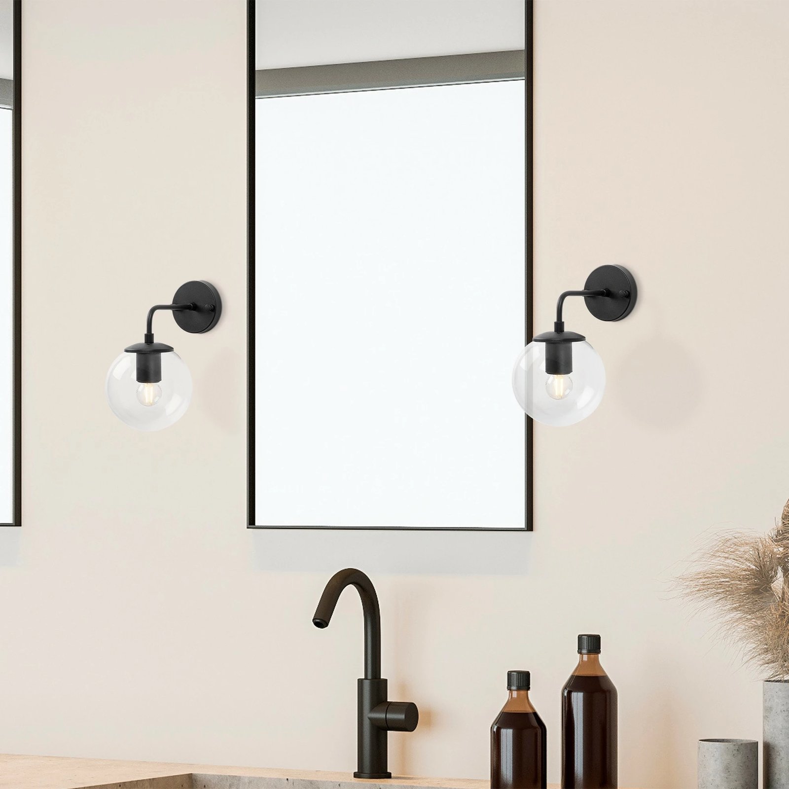 Llambë muri, ngjyrë e zezë, Opviq Viran - 10900