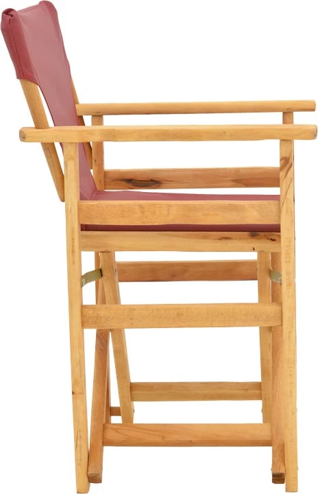 Karrige regjisori, ngjyrë natyrale, dru ahu i fortë dhe pëlhurë e kuqe