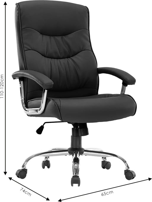 Karrige për zyre Primrose, e zezë