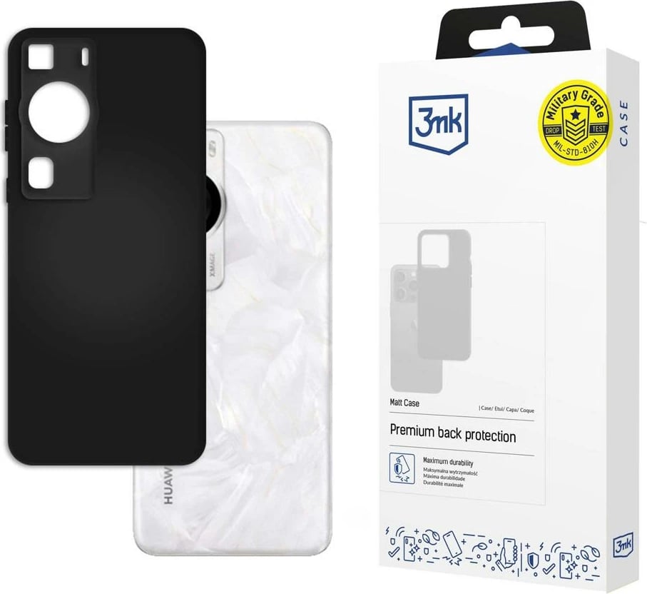 Mbështjellës 3mk Matt Case për Huawei P60, i zi