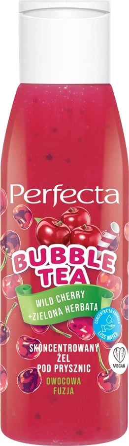 Xhel dushi për femra Perfecta Bubble Tea Wild Cherry + Green Tea, 100ml