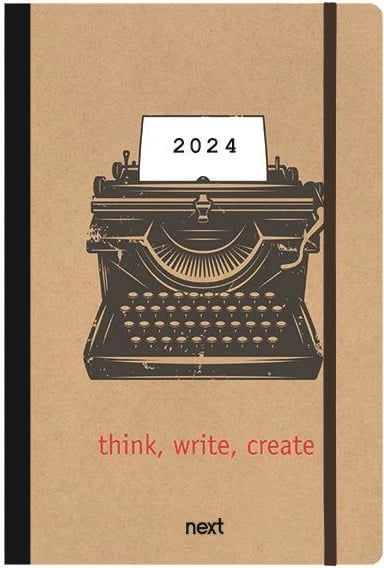 Agjendë NEXT 2024 Trends me elastik, 14x21cm