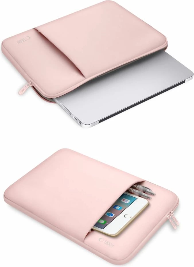 Mbështjellës laptopi Tech-Protect Neoprene 15-16", Rozë