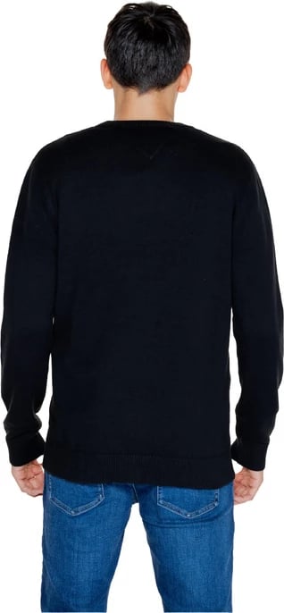 Xhemper Tommy Hilfiger Jeans, për meshkuj, i zi