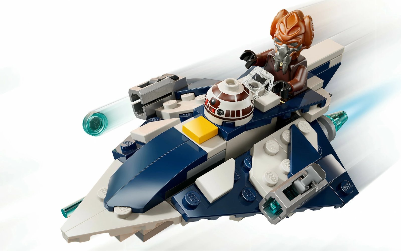 Set ndërtimi LEGO Star Wars 75400 Plo Koon’s Jedi Starfighter Microfighter, 89 pjesë, shumëngjyrësh