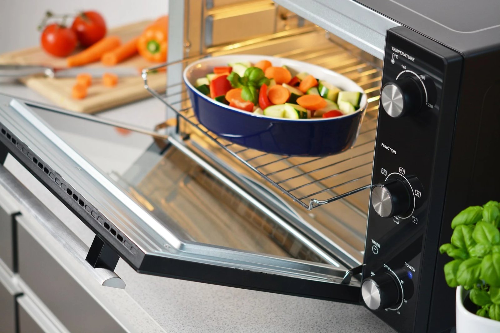 Furrë Blaupunkt EOM601, çelik inox, e zezë