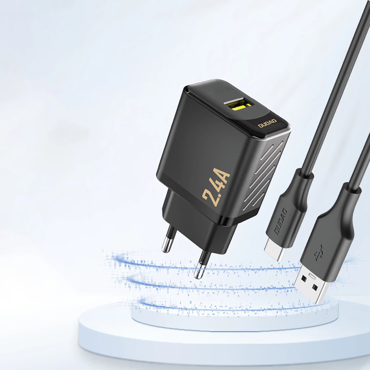 Karikues muri Dudao A23, 2.4A, 1x USB-A, i zi