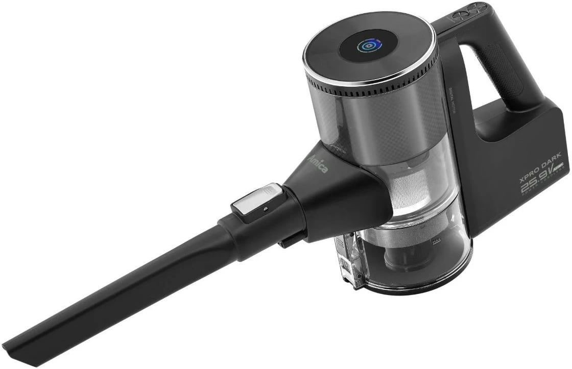 Fshesë vertikale Amica VM X Pro Dark, pa qese, 0.7L, e zezë Fshesë vertikale Amica VM X Pro Dark, pa qese, 0.7L, e zezë