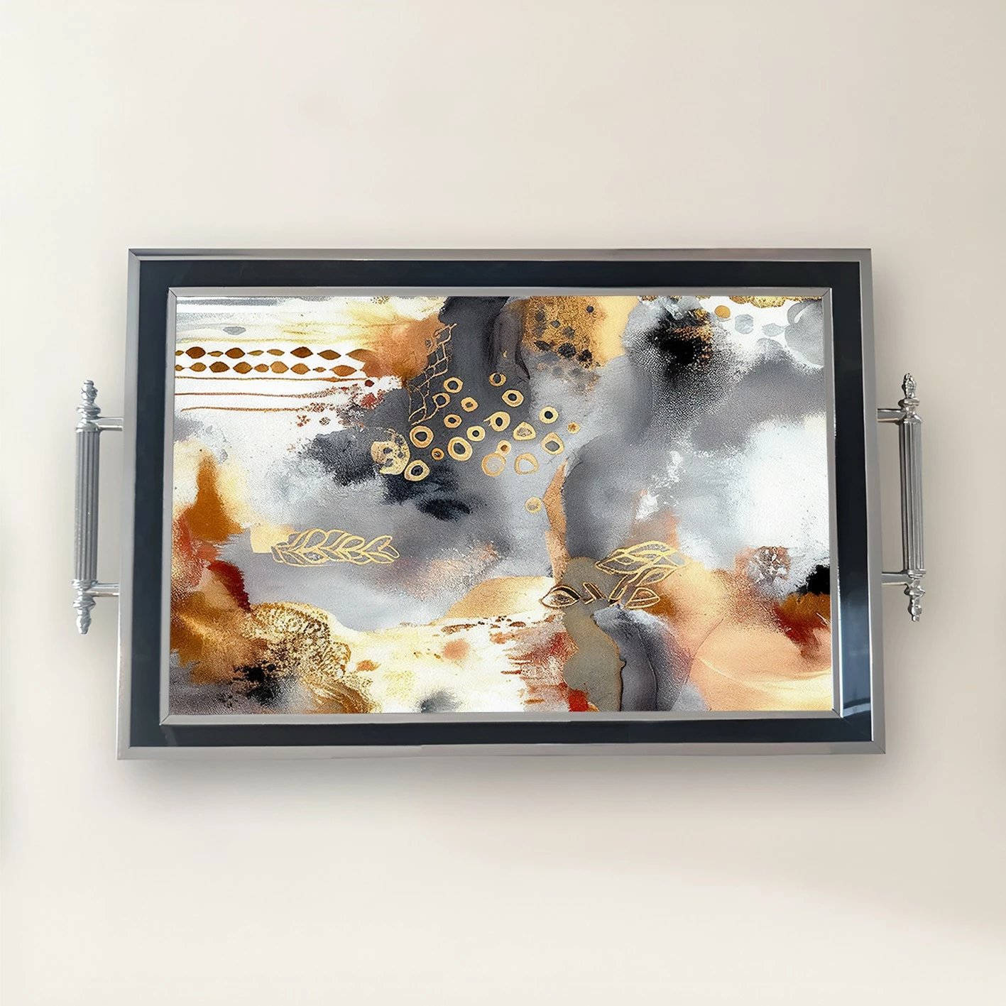 Tabaka xhami me dizajn shumëngjyrësh, Aberto Design, TPG9851 Tabaka xhami me dizajn shumëngjyrësh, Aberto Design, TPG9851