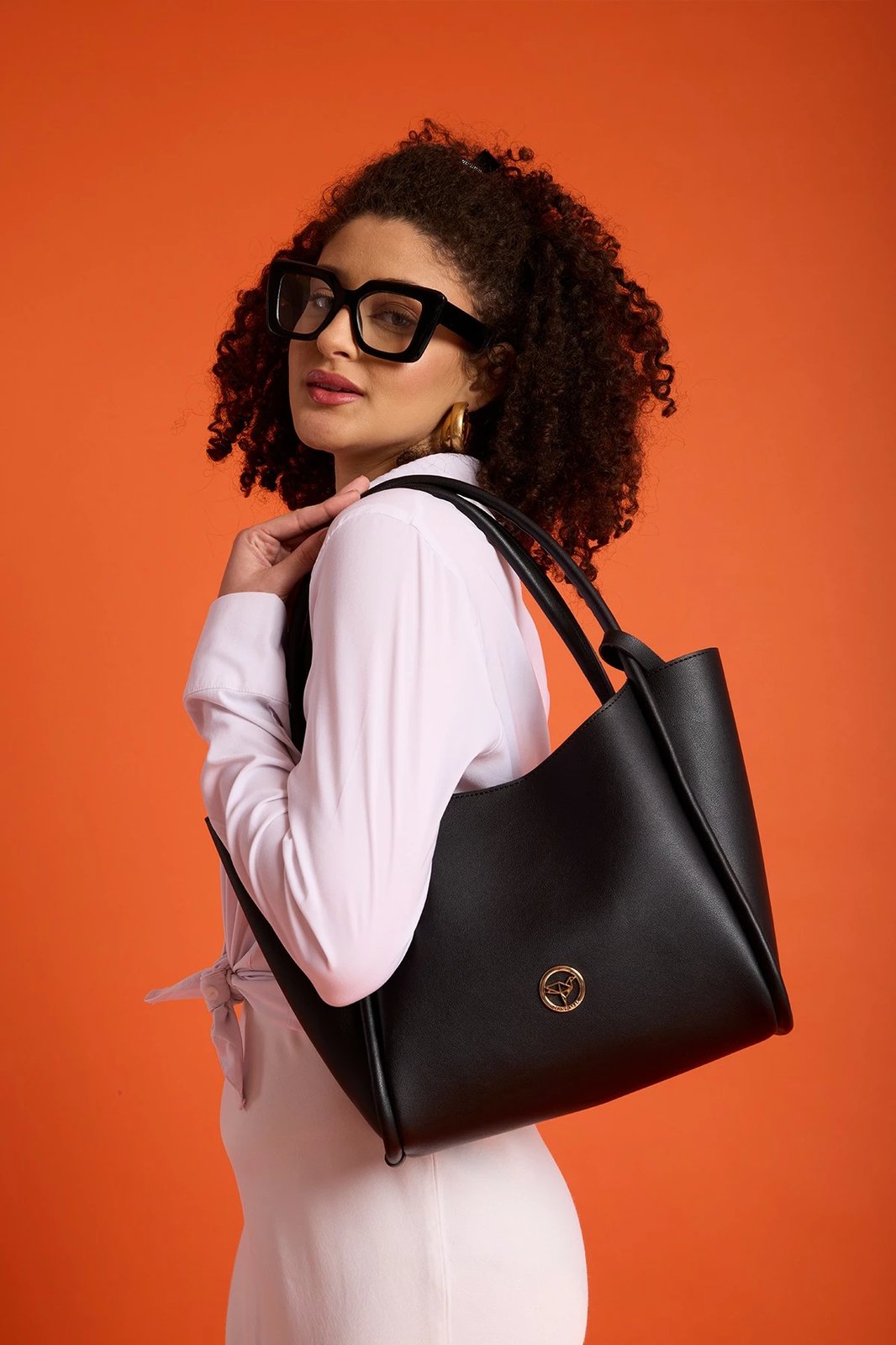 Çantë krahu Zoozie Bags, Athinë, e zezë