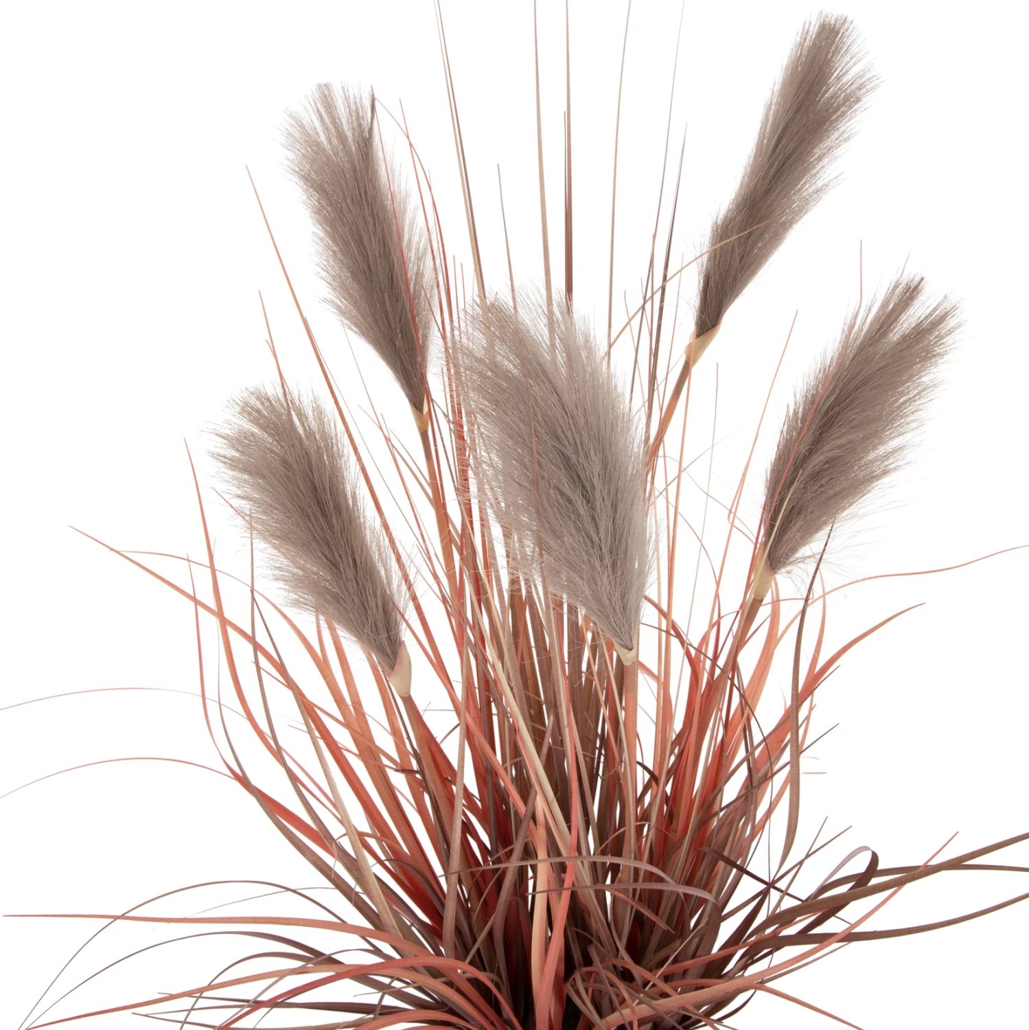 Bimë sintetike dekorative në vazo FH4015 bar + pendë Φ14,5x12,5-86Hcm