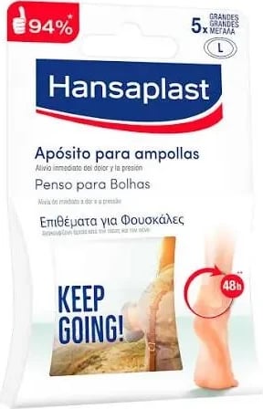Plaster për flluska Hansaplast Apósito Para Ampollas unisex 5 copë