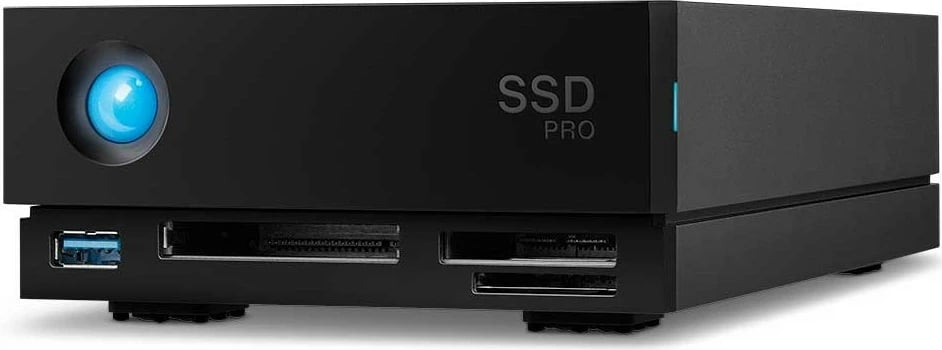 SSD LaCie 1big Dock Pro, 4 TB, USB Type-A, 3.2 Gen 1, 2800 MB/s, Ngjyrë e zezë