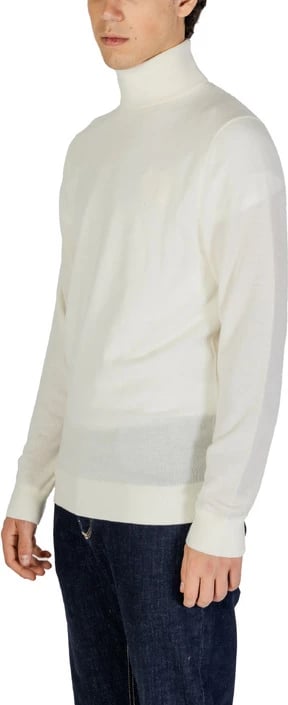 Xhemper për meshkuj Calvin Klein Jeans, të bardhë